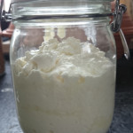 Glas mit Quark